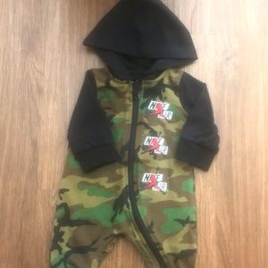 Jordan Baby Boys Newborn Signature Hooded Coverall